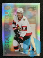2023-24 Upper Deck Series 1 Star Surge #SS-19 Jake Sanderson - Ottawa Senators